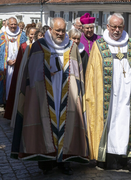 Billede af procession i Ribe