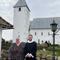 Billede af sognepræst Ole Witte Madsen og Lizzy Hansen